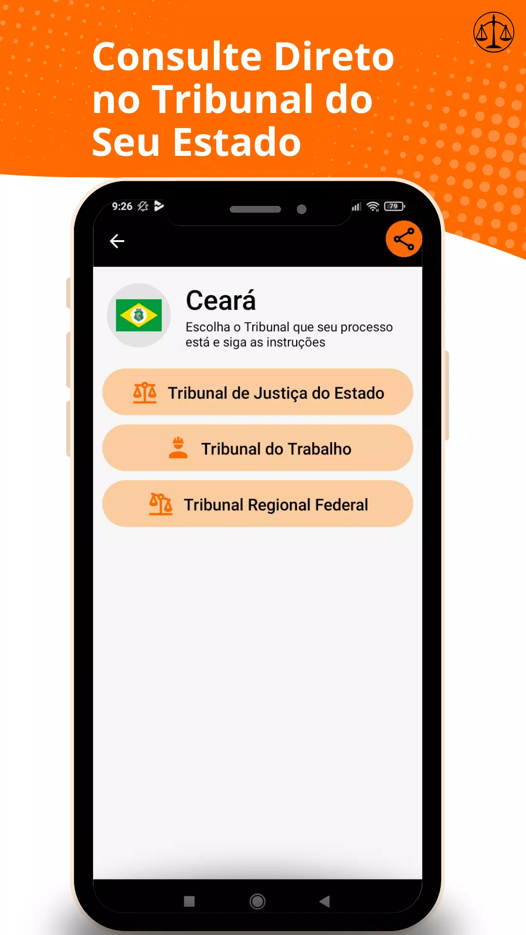 Consultar Processos سکرین شاٹس