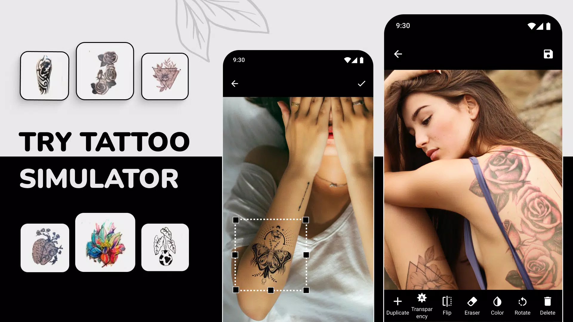 Tattoo Simulator Tattoo Maker Screenshots