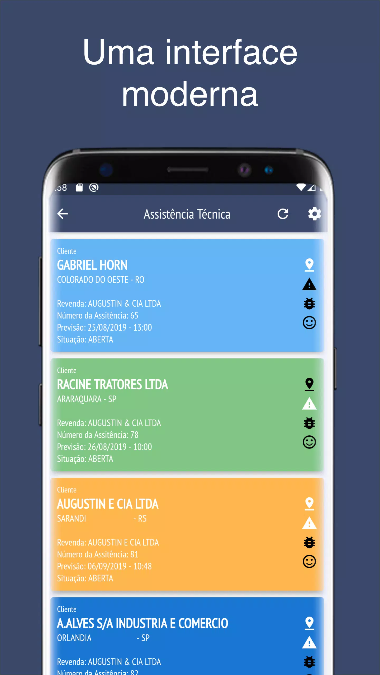 Assistência Técnica Screenshots