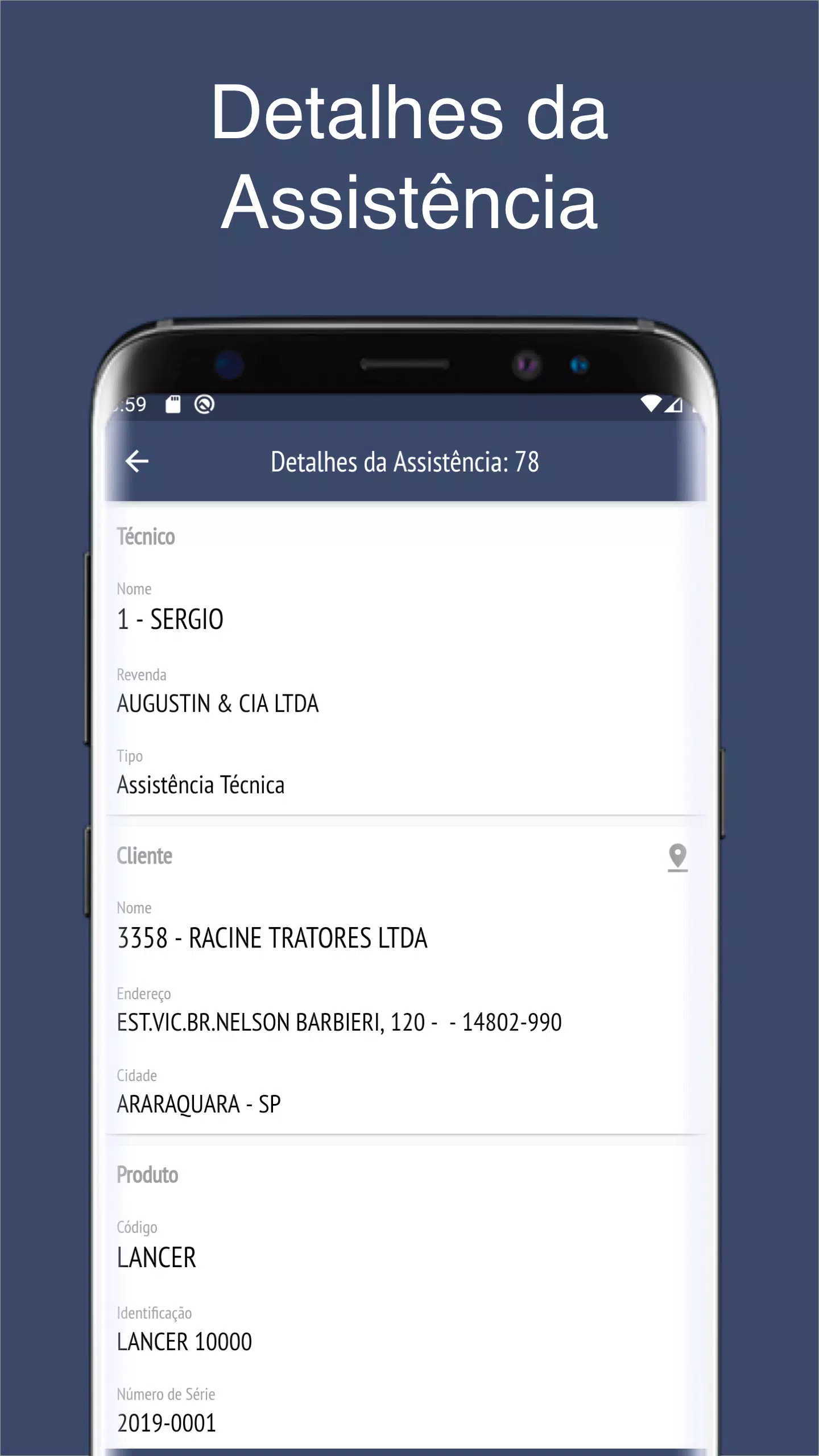 Assistência Técnica Screenshots