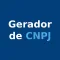 Gerador de CNPJ aleatório