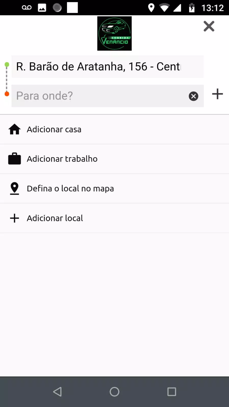 Corrida Venâncio - Passageiro Screenshots