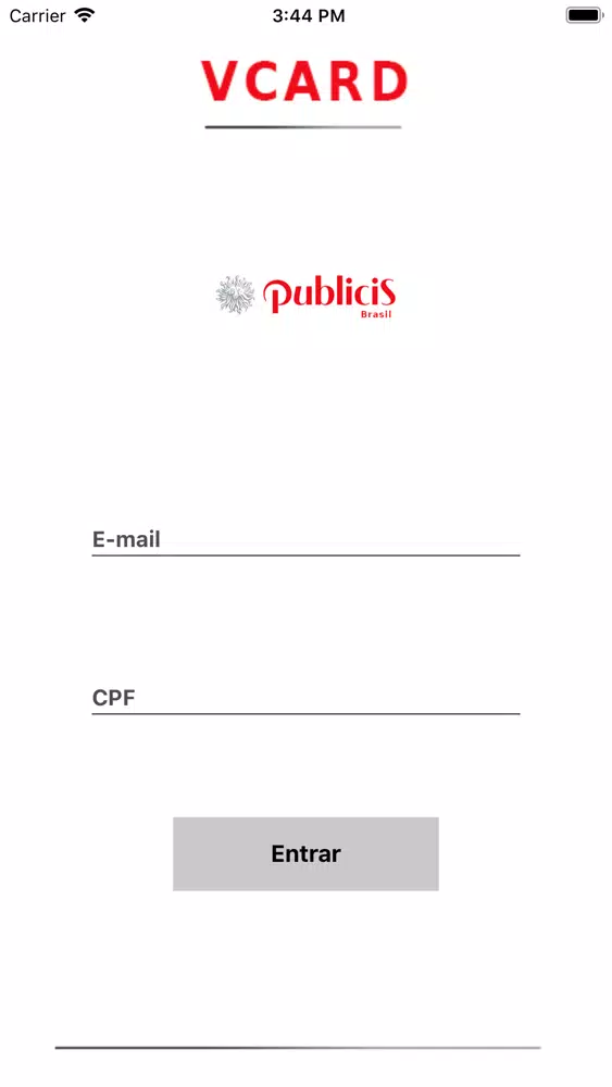 Publicis vCard Screenshots