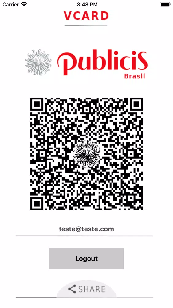 Publicis vCard Screenshots