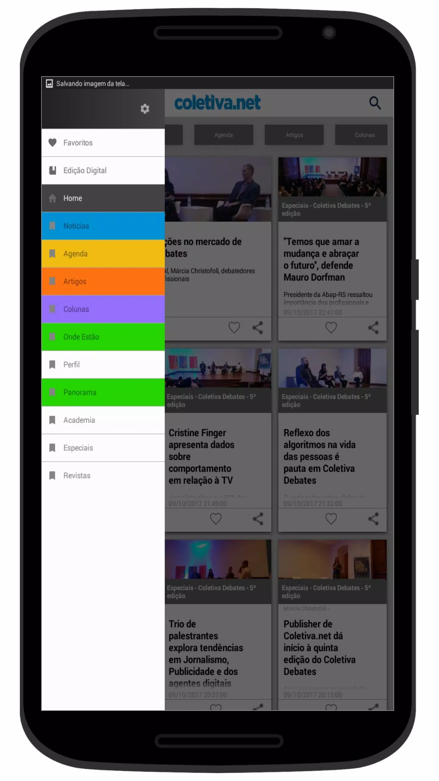 Coletiva.net Screenshots