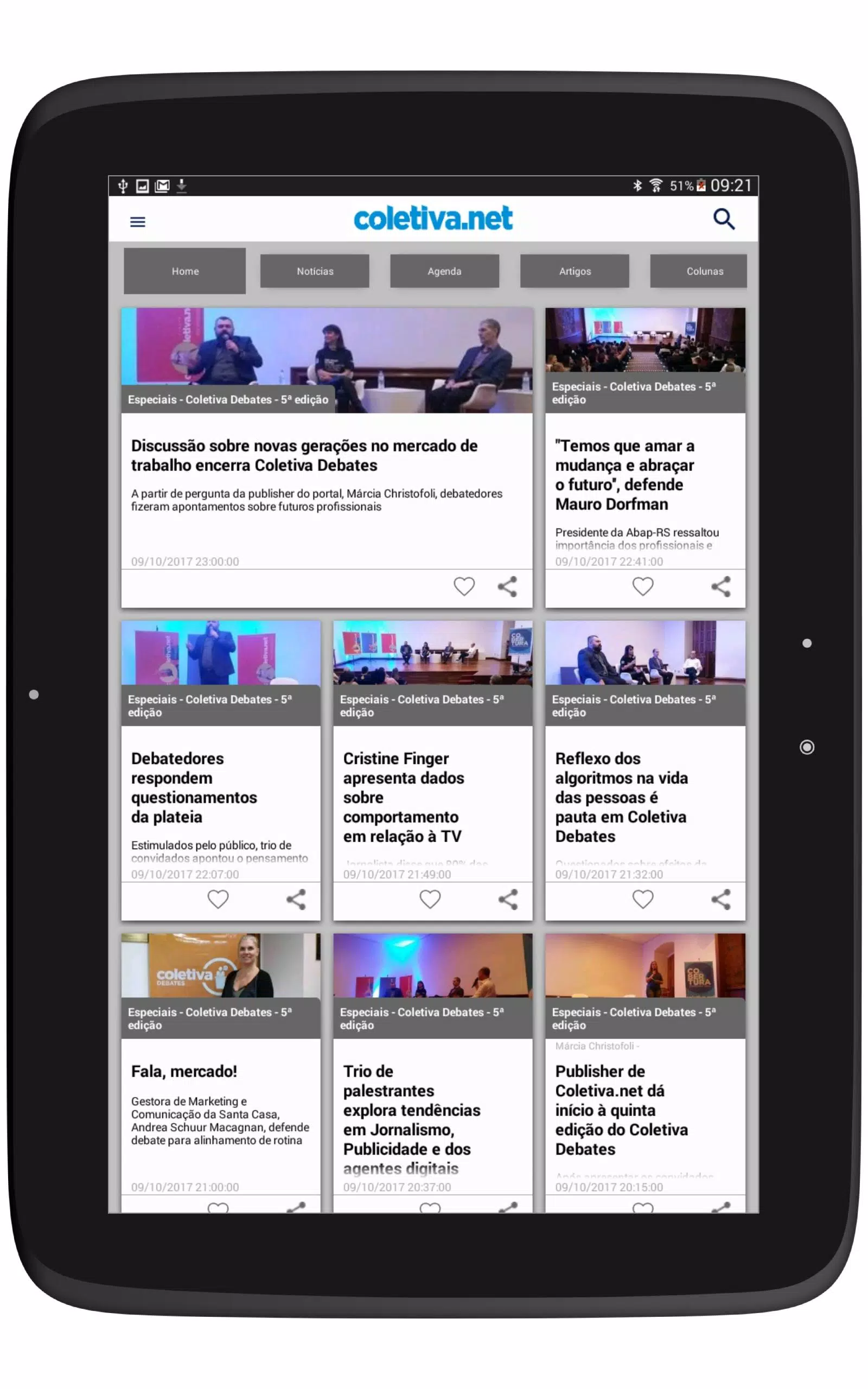 Coletiva.net Screenshots