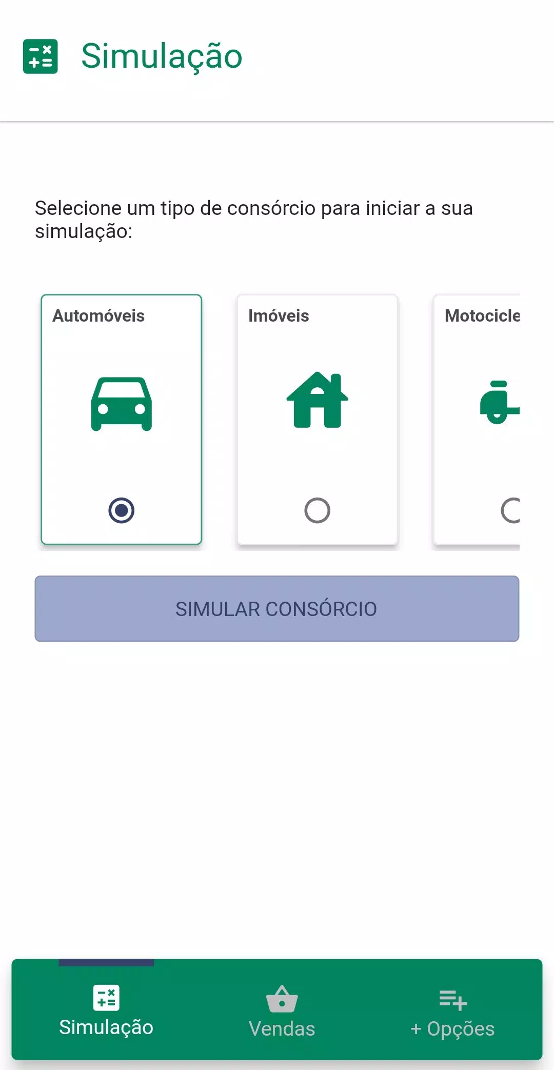 Meu Consórcio Recon Screenshots