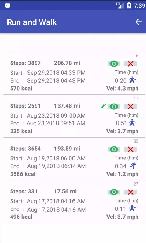 Run and Walk應用截圖
