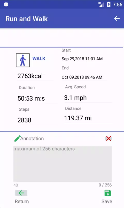Run and Walk應用截圖