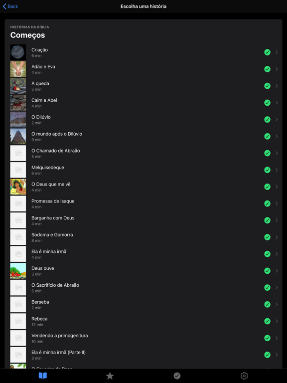 Histórias da Bíblia iPad Screenshots