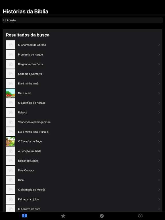 Histórias da Bíblia iPad Screenshots