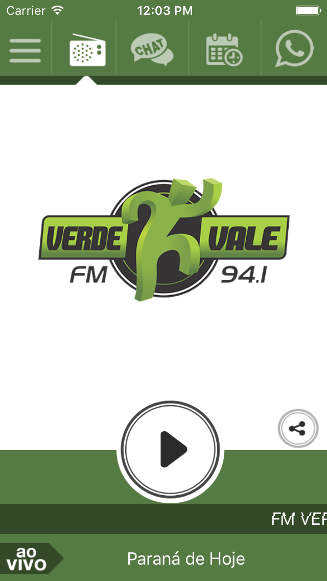 Captures d'écran de FM Verde Vale - 94,1