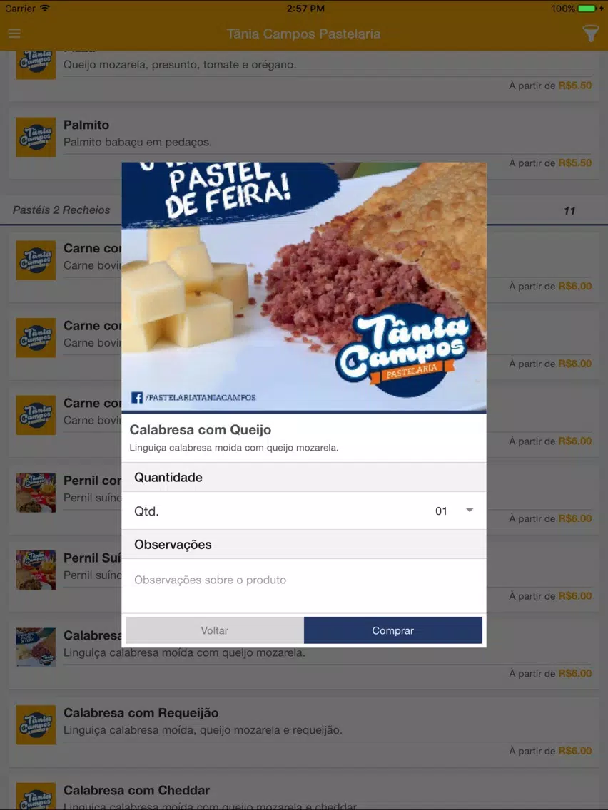 Pastelaria Tânia Campos iPad スクリーンショット