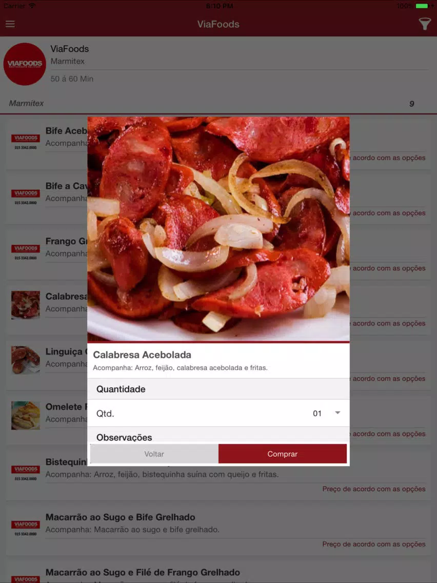 Скриншоты ViaFoods - Sorocaba iPad