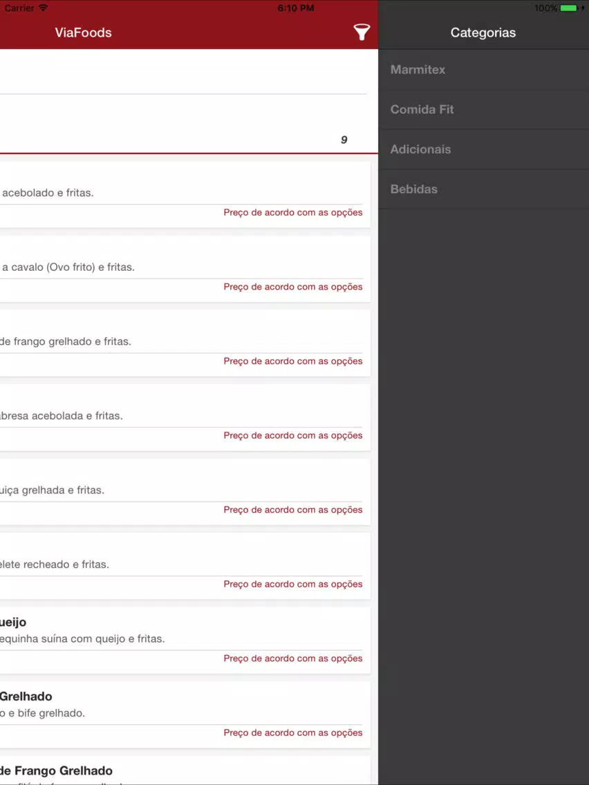 Скриншоты ViaFoods - Sorocaba iPad