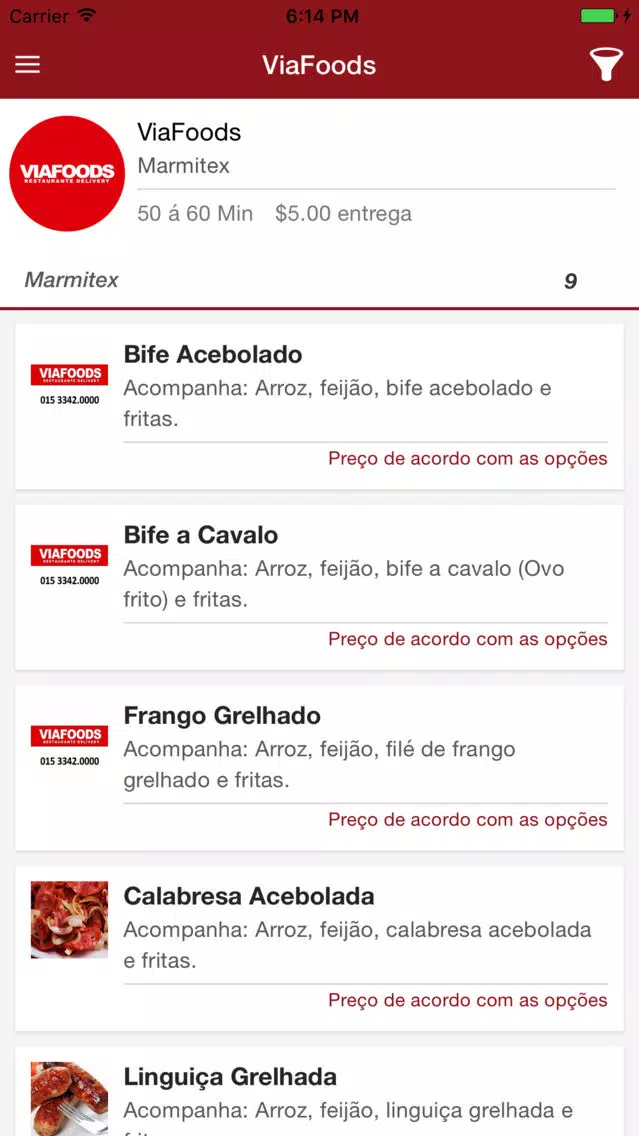 Скриншоты ViaFoods - Sorocaba