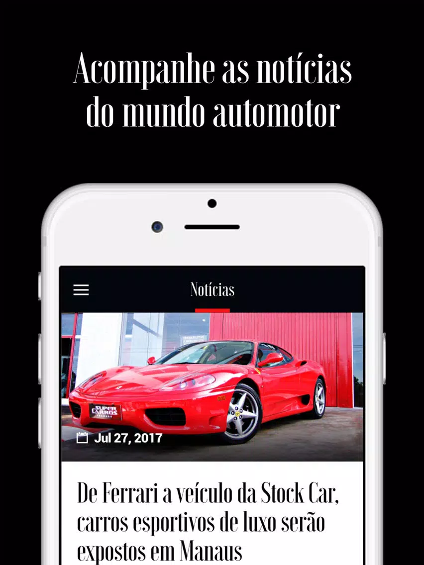 Ảnh chụp màn hình của Super Carros iPad