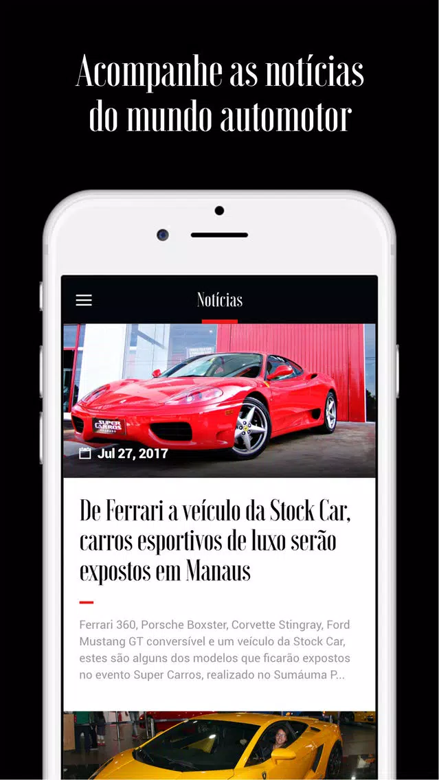 Ảnh chụp màn hình của Super Carros