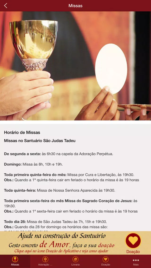 Santuário São Judas Tadeu - Sorocaba Screenshots