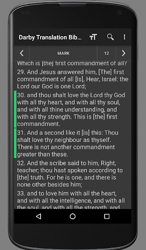 Darby Translation Bible Screenshots