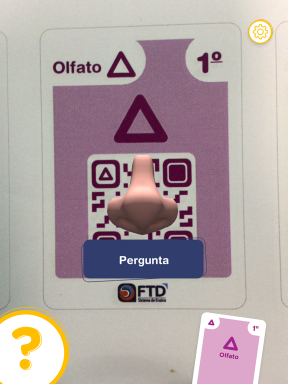 Tangkapan layar Caça aos Sentidos - FTD SE iPad
