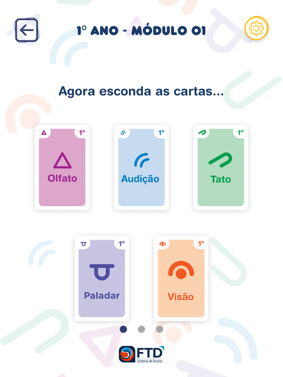 Tangkapan layar Caça aos Sentidos - FTD SE iPad