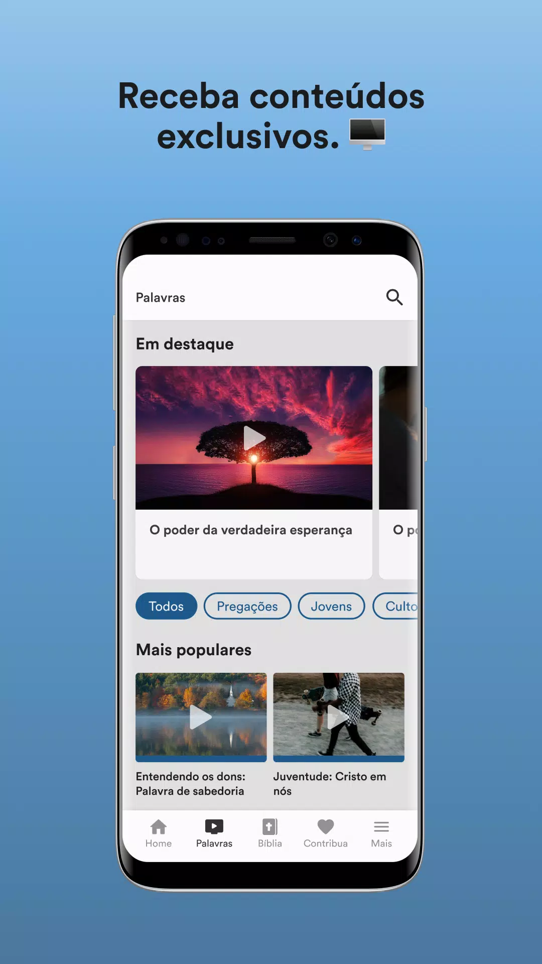 Comunidade Manancial Screenshots