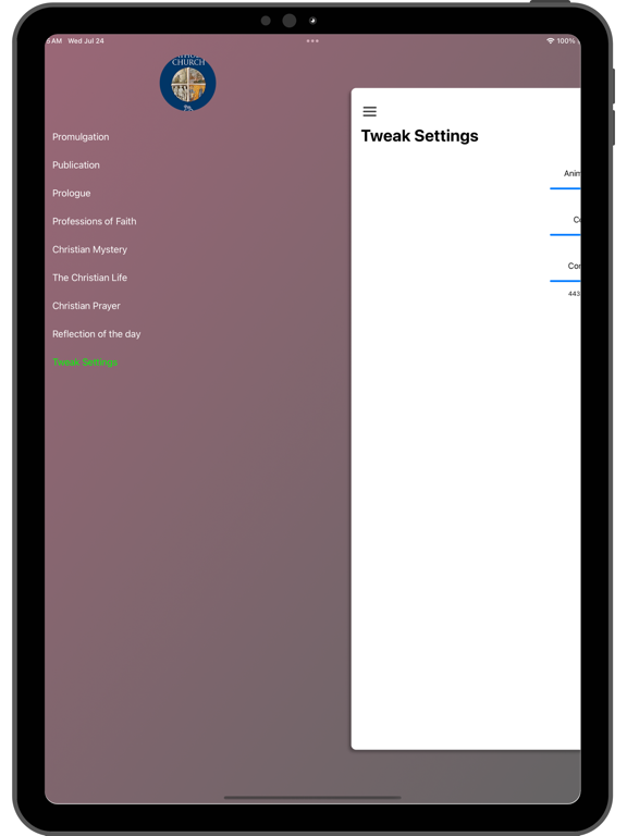 Catechism of the Catholic iPad Screenshots