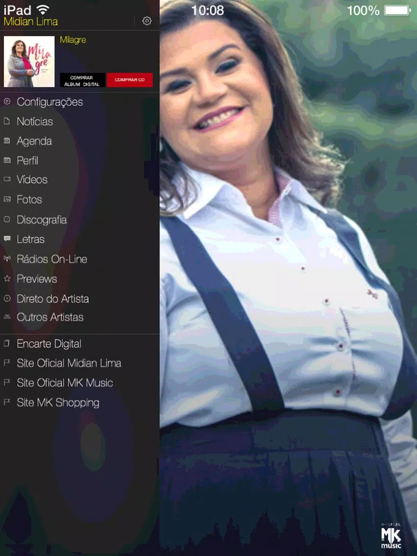 Midian Lima - Oficial iPad Screenshots