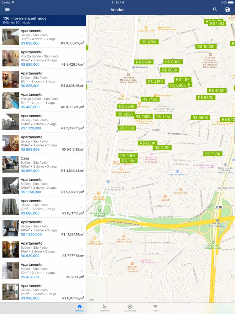 Скриншоты Imobiliária Prime Brokers iPad