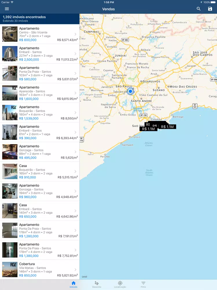 RGL Imóveis iPad Screenshots