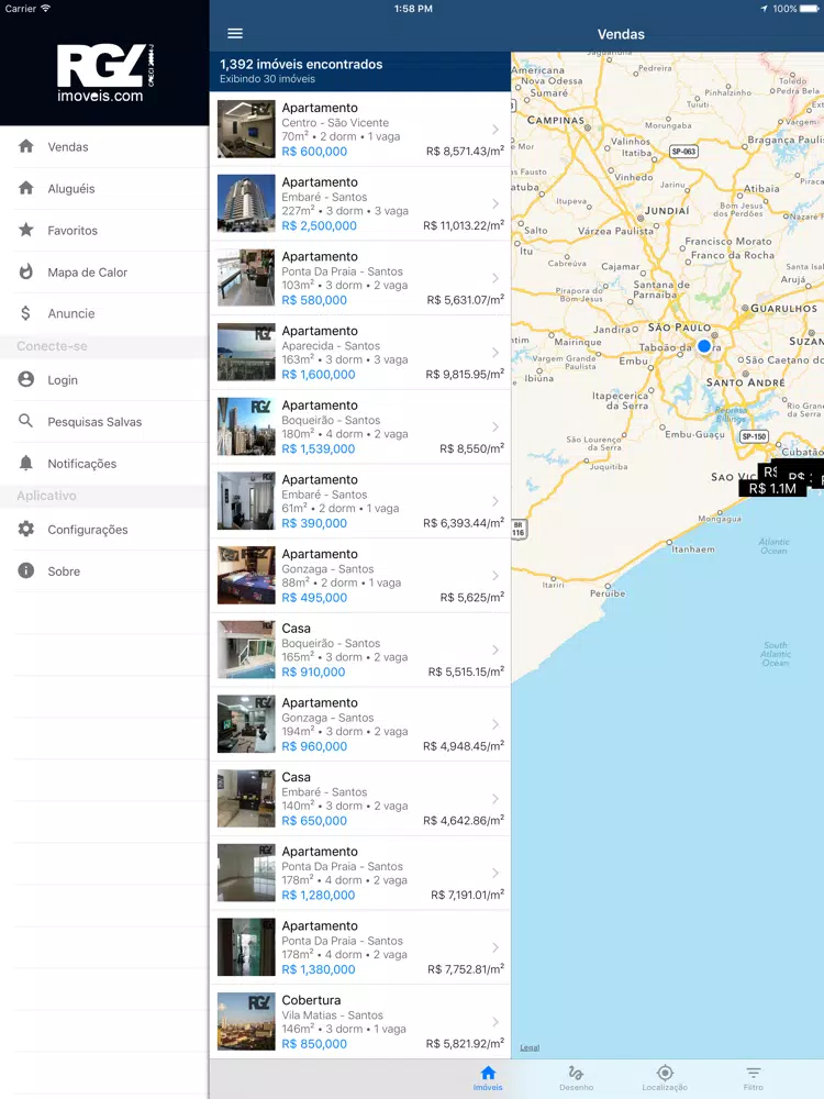 RGL Imóveis iPad Screenshots