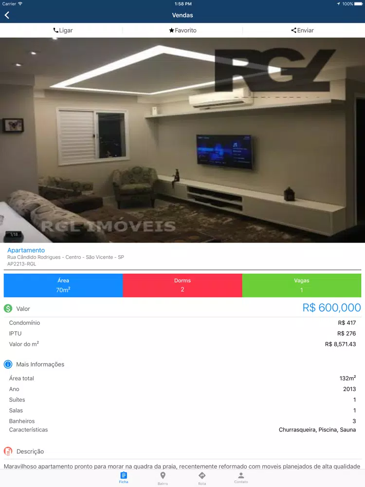 RGL Imóveis iPad Screenshots