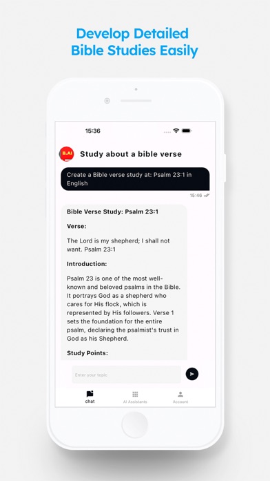 Bible A.I. Screenshots