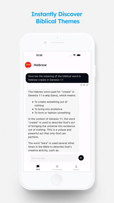 Bible A.I. Screenshots