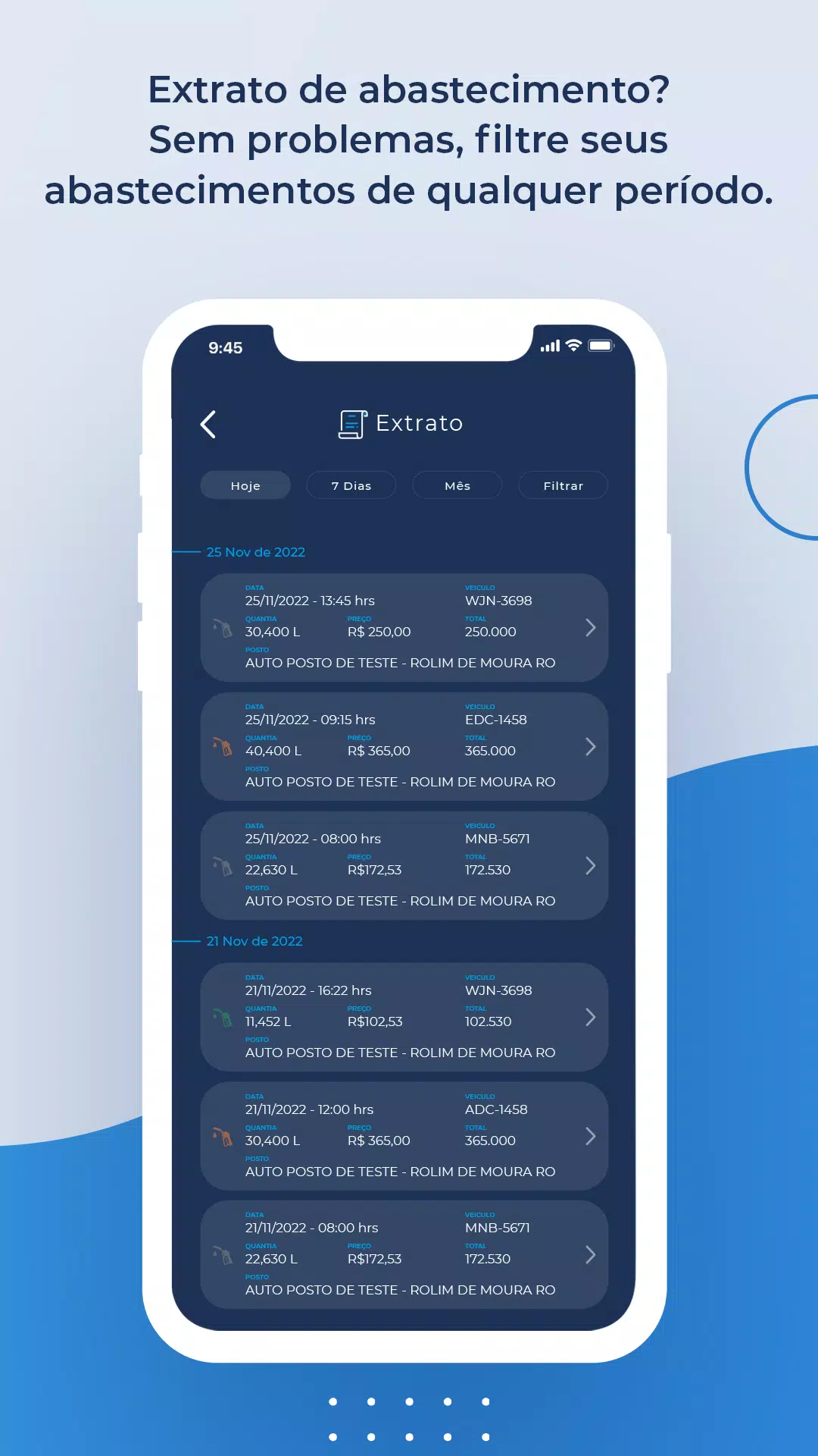 Capturas de pantalla de PayPlex Combustível