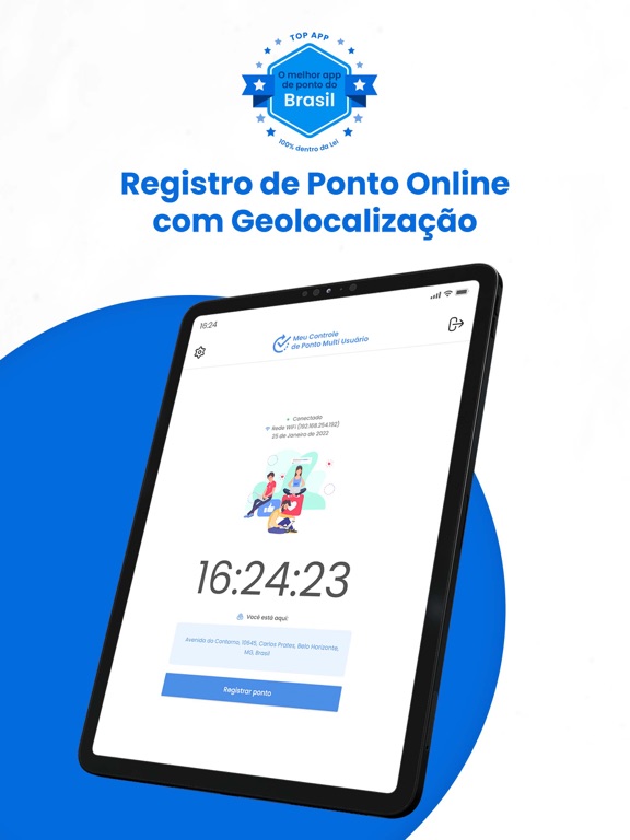 Meu Controle de Ponto Multi iPad Screenshots