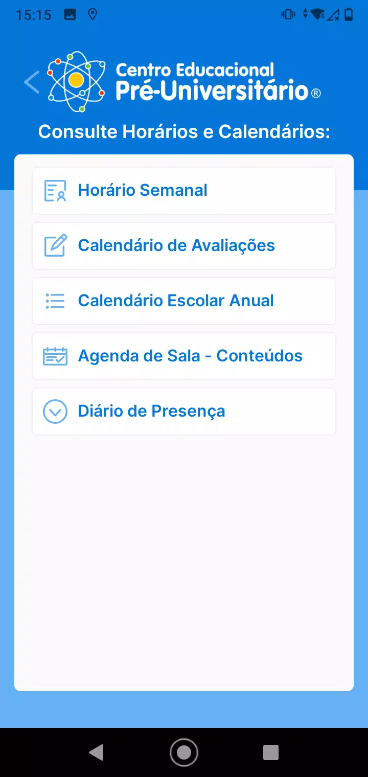 Pré Mobile Alunos Screenshots