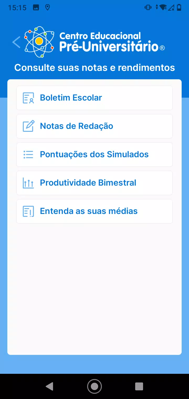 Pré Mobile Alunos Screenshots