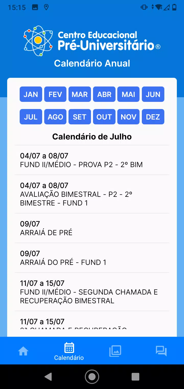Pré Mobile Alunos Screenshots