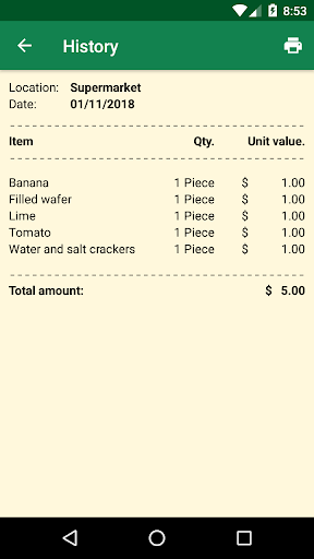 Shopping List - SoftList Screenshots