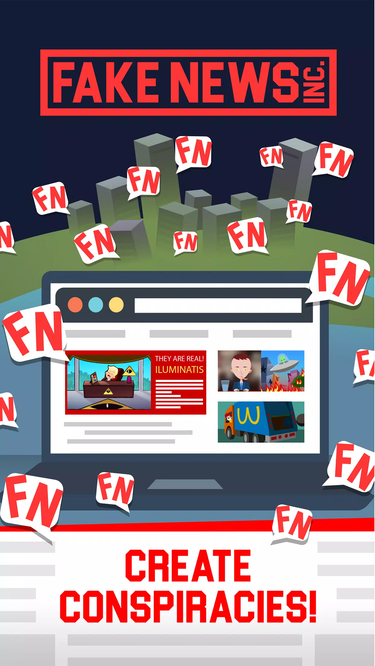 Fake News Inc. Screenshots