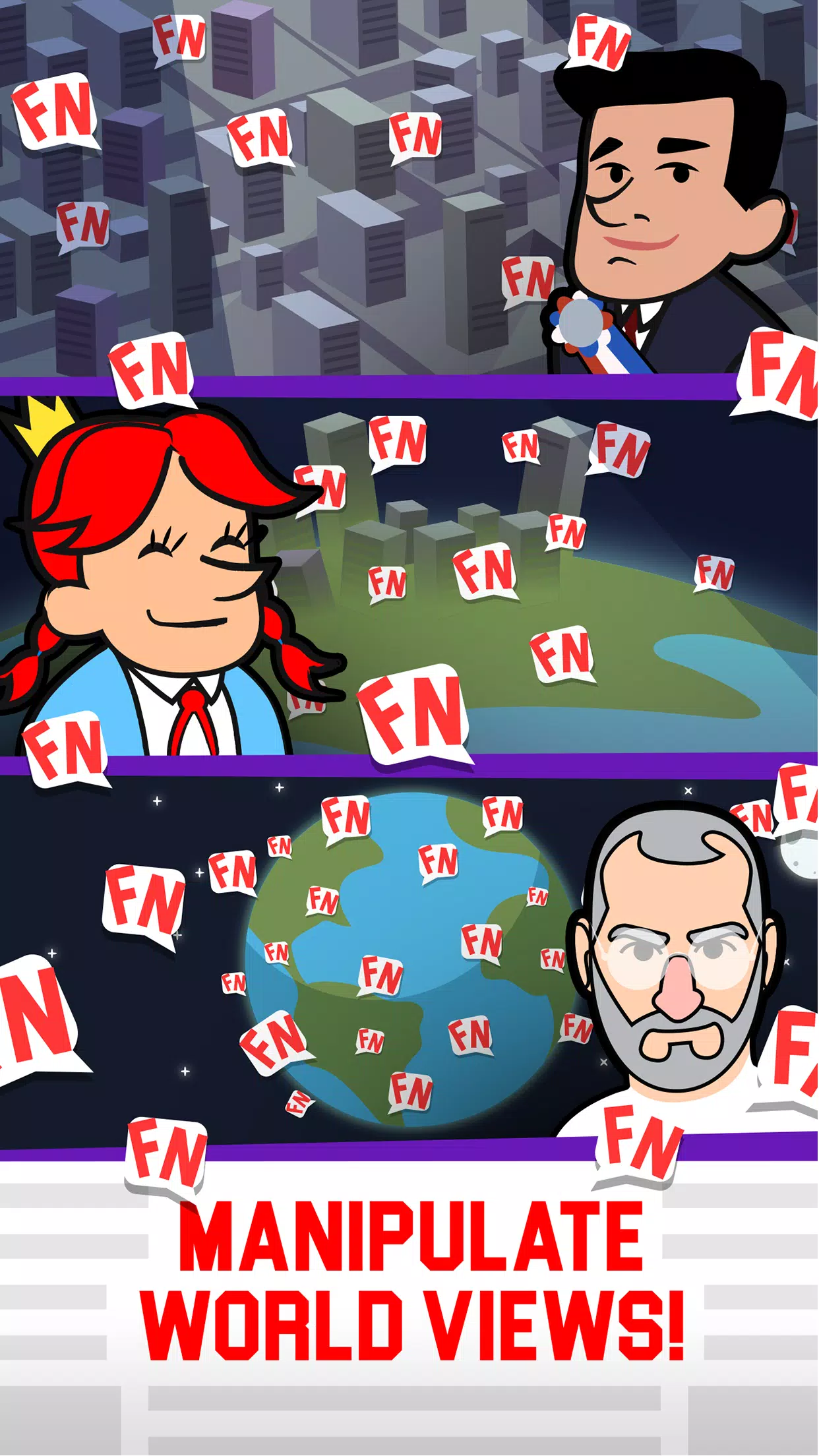 Fake News Inc. Screenshots