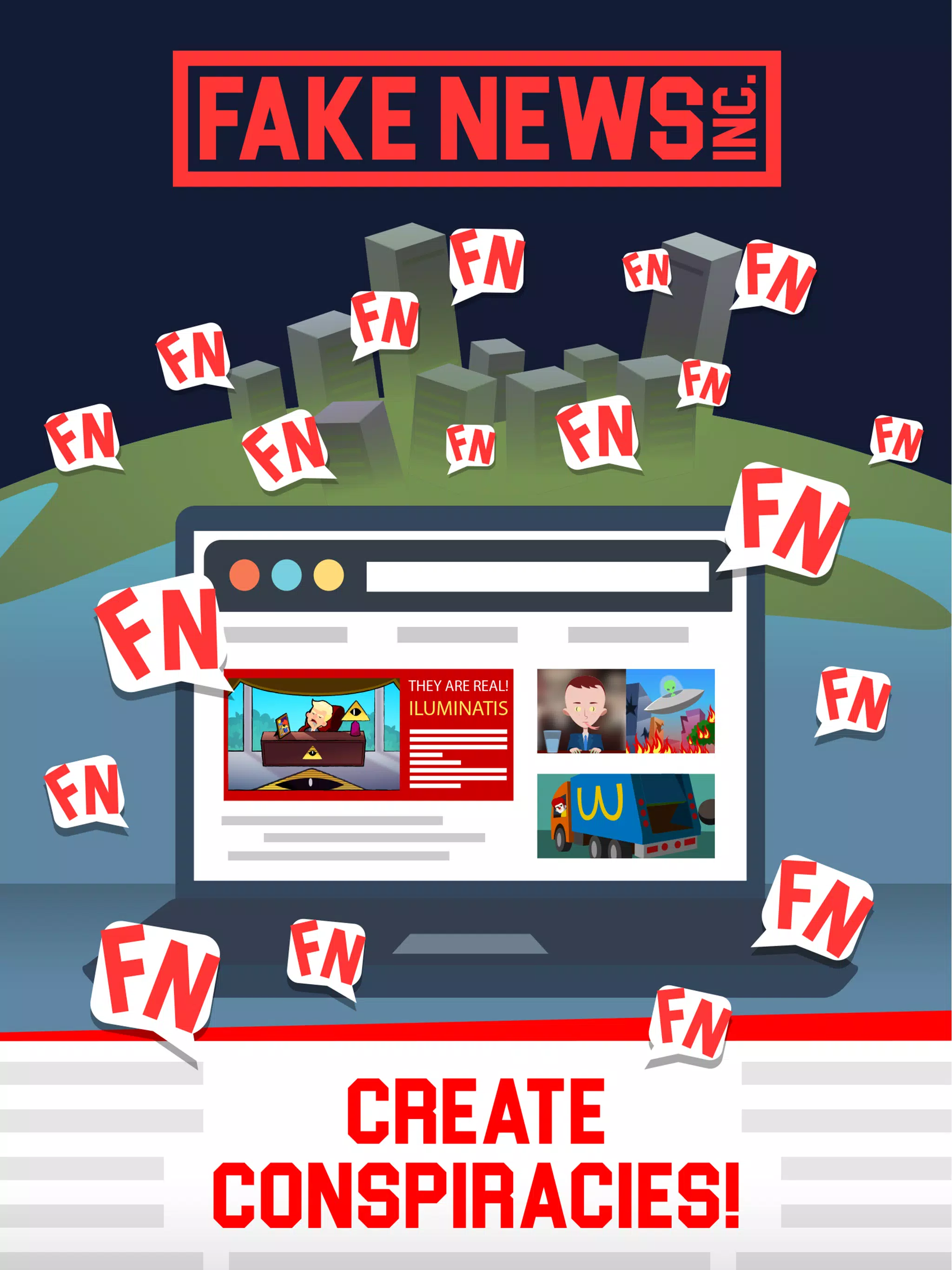Fake News Inc. Screenshots