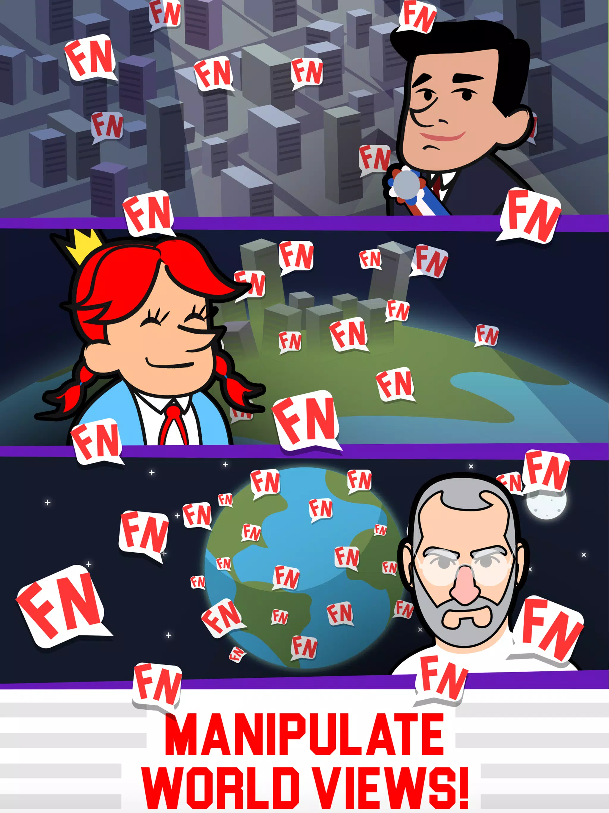 Fake News Inc. Screenshots
