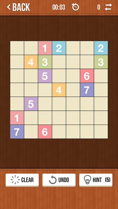 Number Link Free - Logic Path and Line Drawing Board Game Screenshots