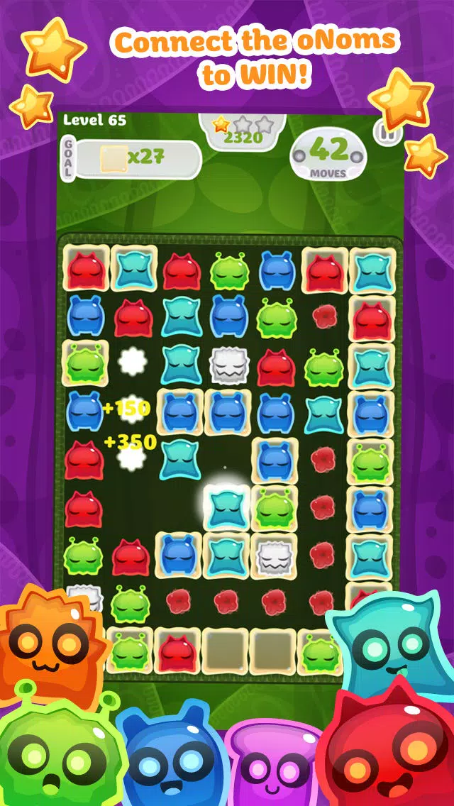 oNomons Journey - Puzzle Matching Adventure Game with Jelly Monsters Screenshots