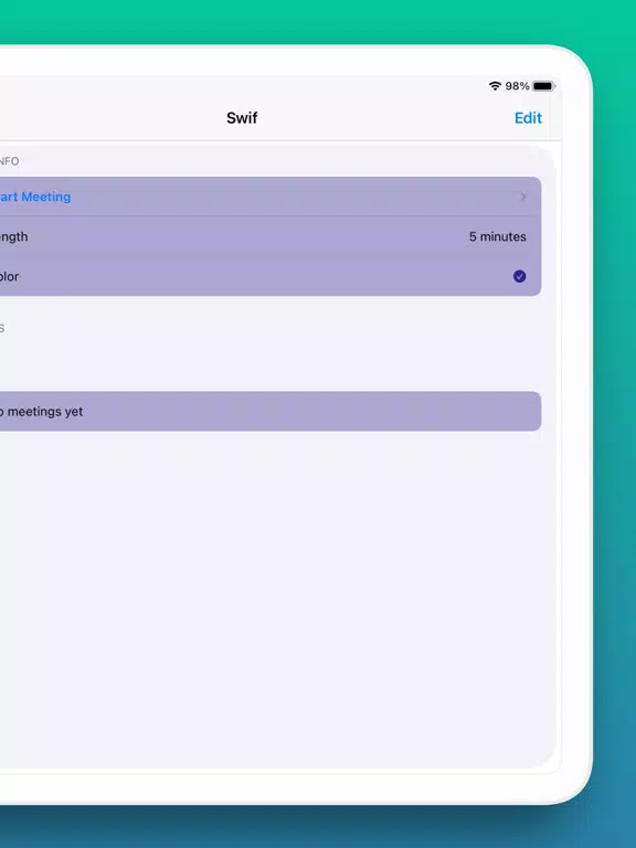 Scrum Meetings iPad Screenshots