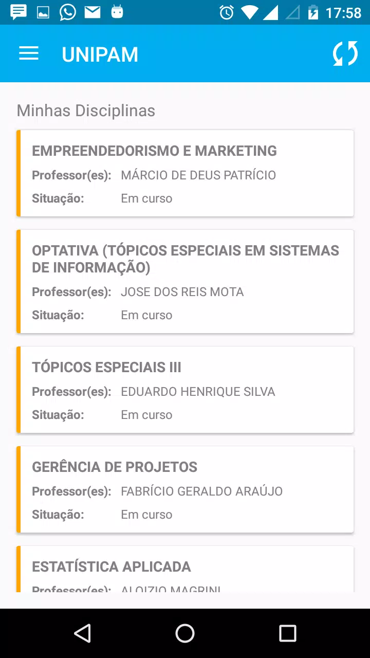 Portal do Aluno - UNIPAM Screenshots