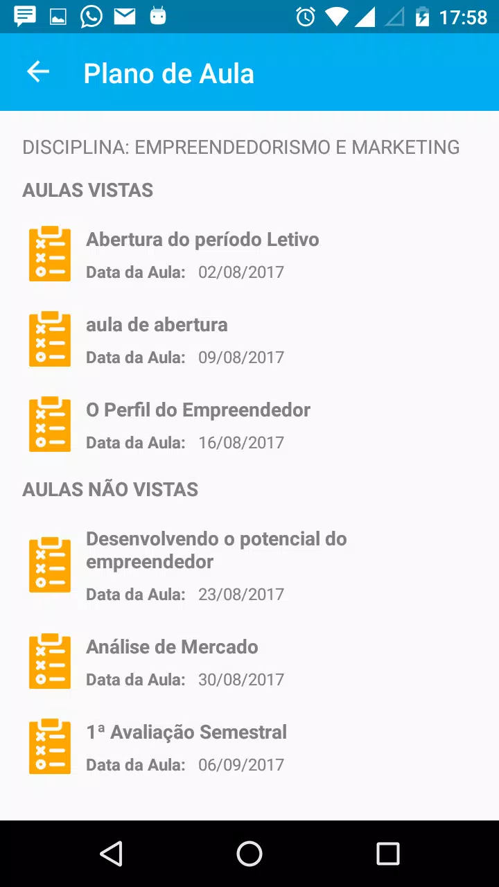 Portal do Aluno - UNIPAM Screenshots